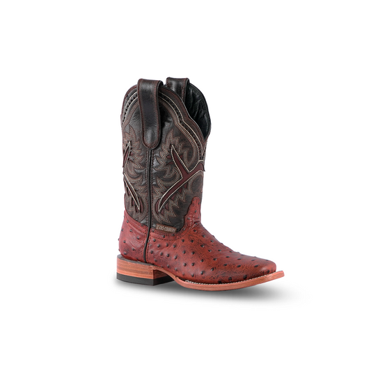 Texas Country Kids Boots Ostrich Cognac E424