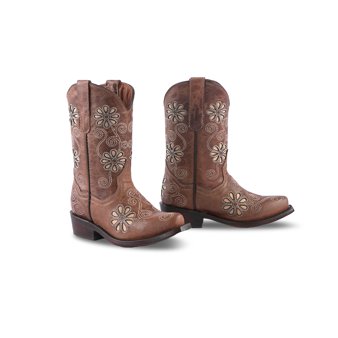 Texas Country Kids Western Girls Boots Sierra Orix B23 Napoles