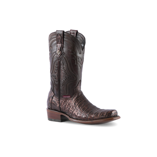Texas Country Exotic Boot PS Caiman Belly Cola Paris LM10
