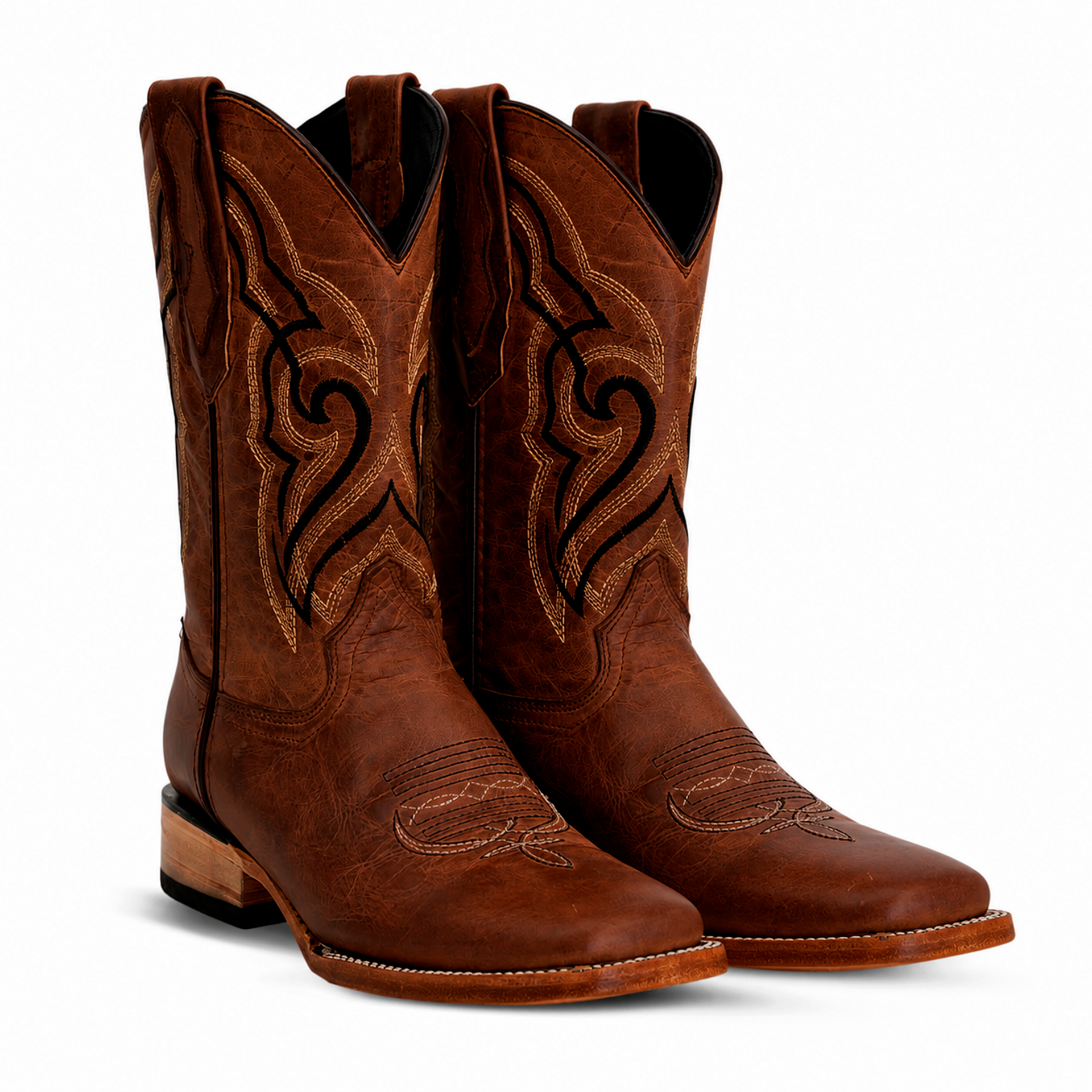 Fresno Shedron Cowboy Boots - Square Toe (E461) - Gomez Western Wear 6 US