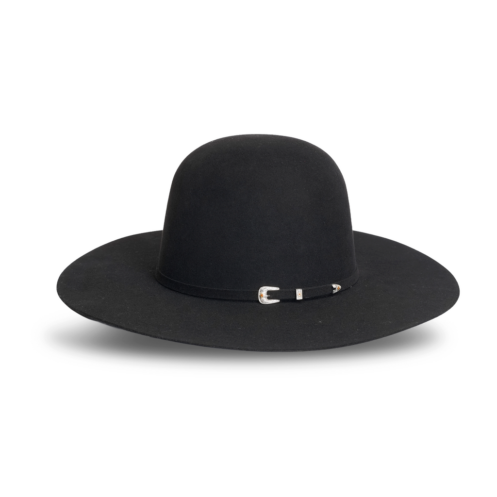 TC Hats - 100X Open Crown Hat - Black - Gomez Western Wear
