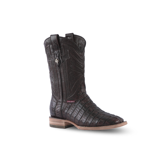 Texas Country Exotic Boot Cola Caiman Cafe Square Toe LM10