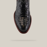 Exotic Python - Black - Round Toe