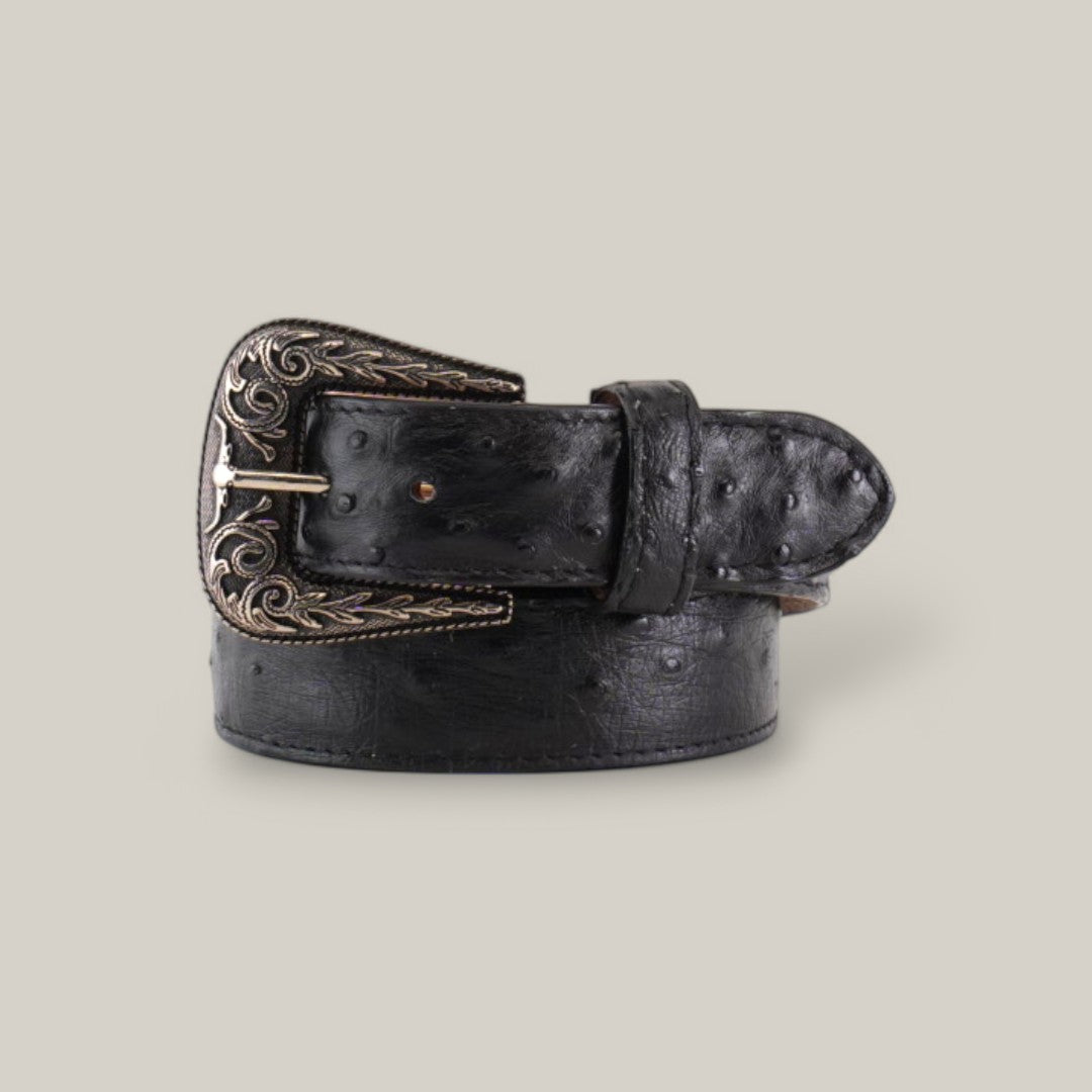Exotic Full Quilt Ostrich - Texas Buckle - Black Belt | Texas Country | Apparel & Accessories > Clothing Accessories > Belts | Buy Now! 36 Exotic Full Quilt Ostrich - Texas Buckle - Black Belt | Texas Country | Apparel & Accessories > Clothing Accessories > Belts | Buy Now! 36