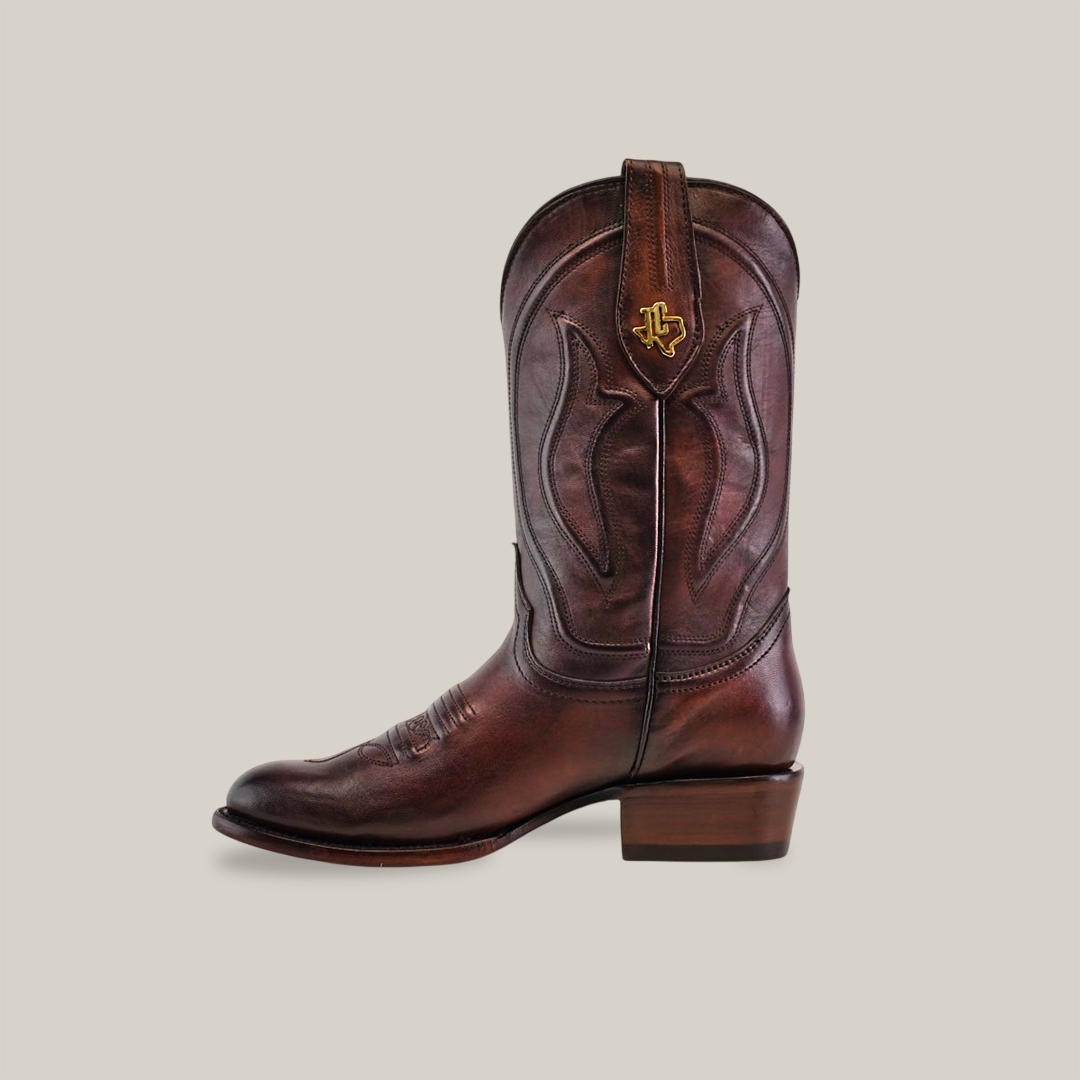 Western - Platinum - Brown - Roper Toe | Texas Country | Apparel & Accessories > Shoes > Boots | Buy Now! US 8 Western - Platinum - Brown - Roper Toe | Texas Country | Apparel & Accessories > Shoes > Boots | Buy Now! US 8