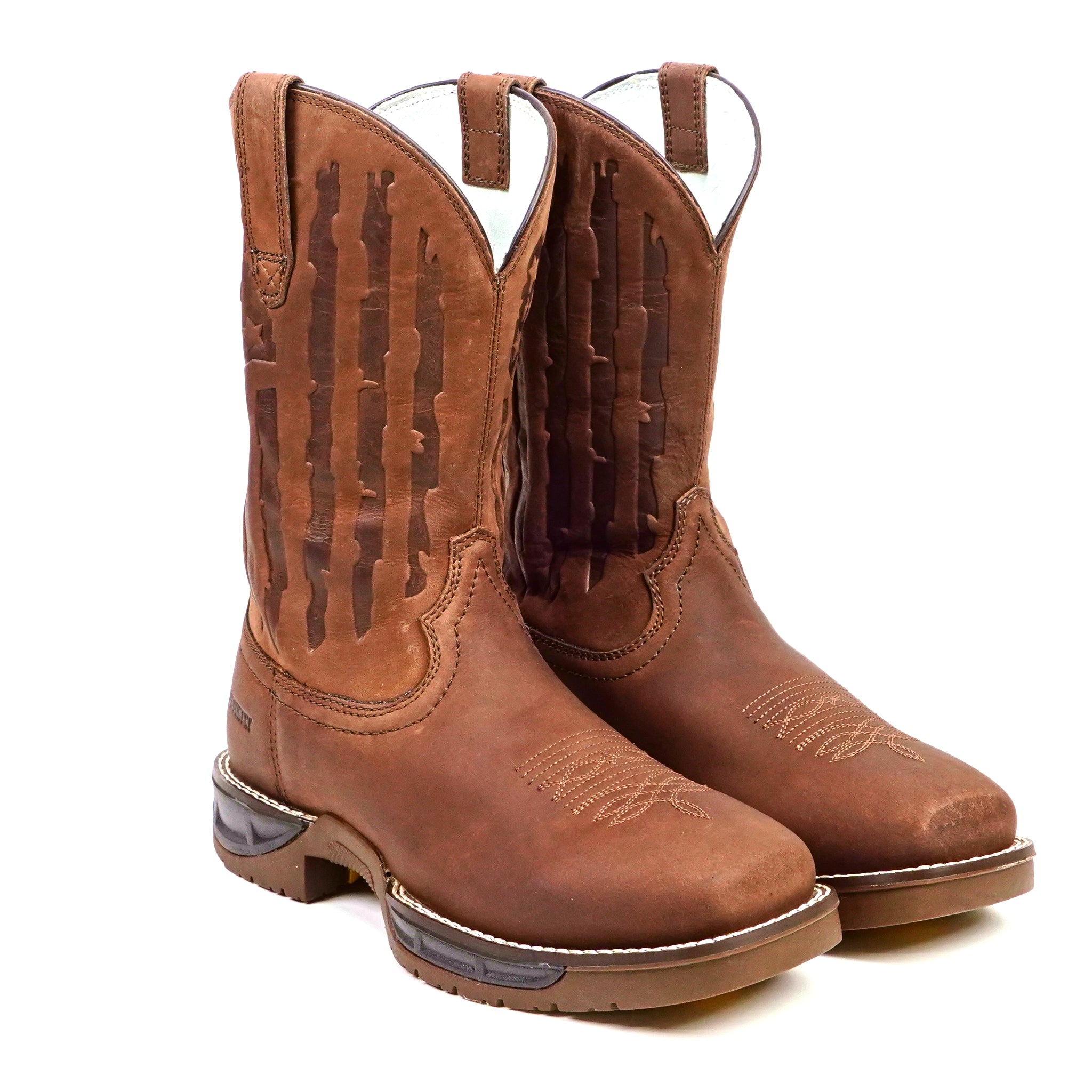 Texas Country - Chocolate Brown Work Boot - Soft Toe (TC005