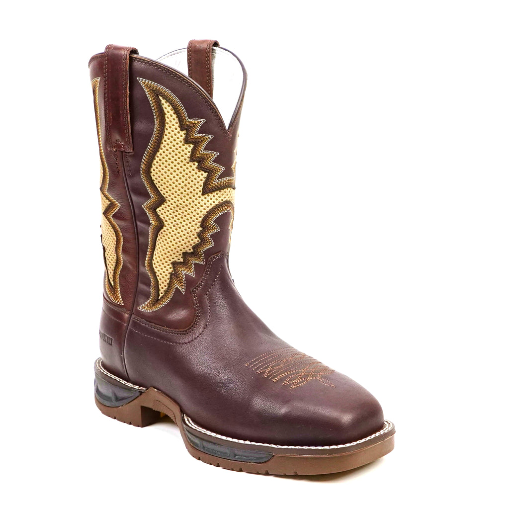 Texas Country - Thunder Chestnut Work Boots - Composite Toe (TC006)