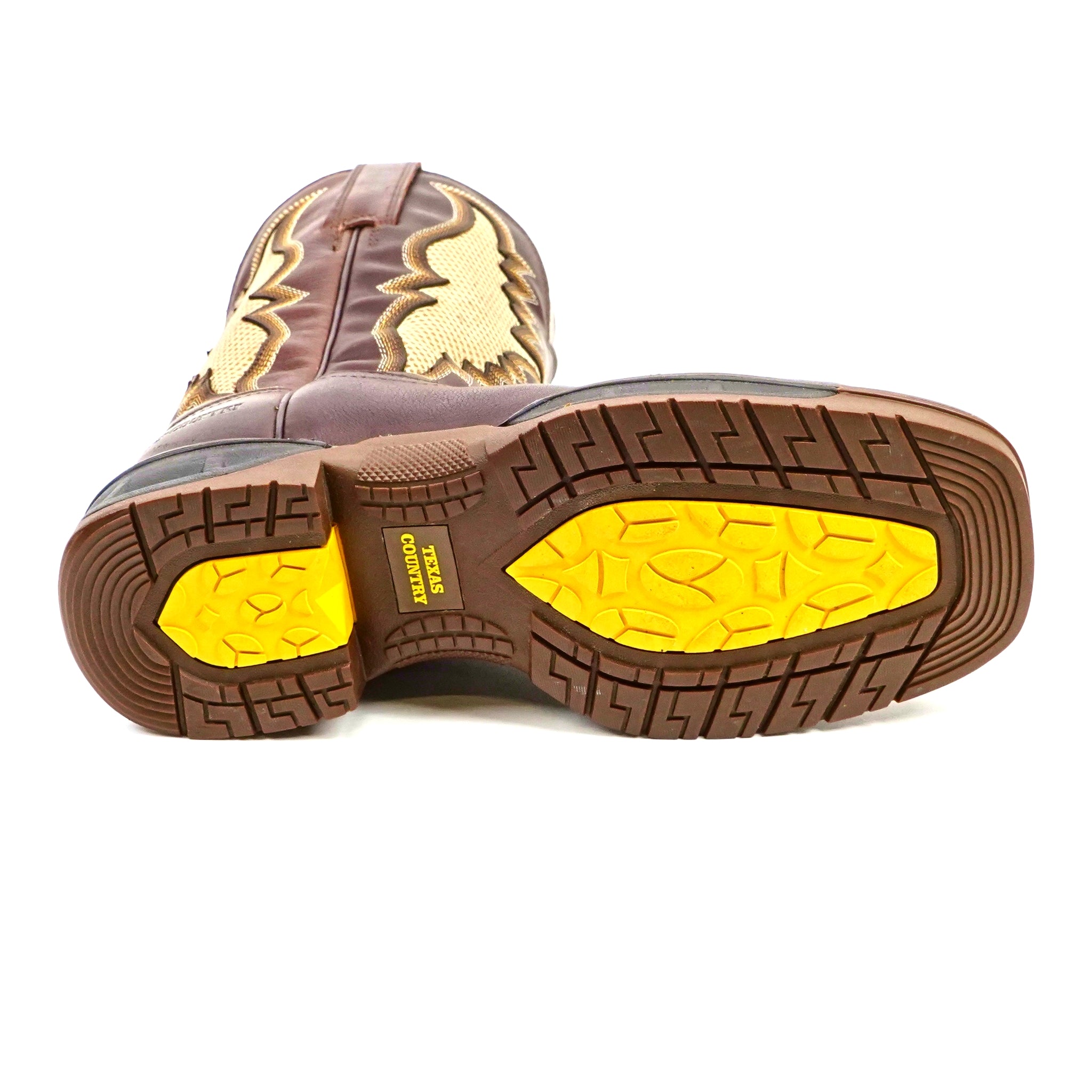Texas Country - Thunder Chestnut Work Boots - Composite Toe (TC006)