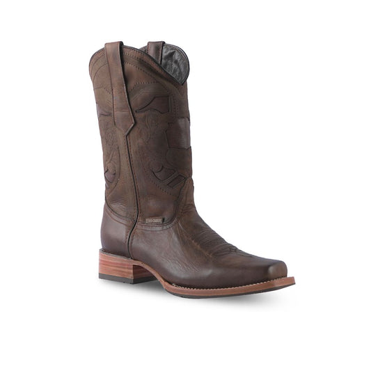 Texas Country Western Boot Savat Choco Rodeo Toe E692