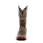 Azkar Tan Cowboy Boots - Square Toe (E29) - Gomez Western Wear