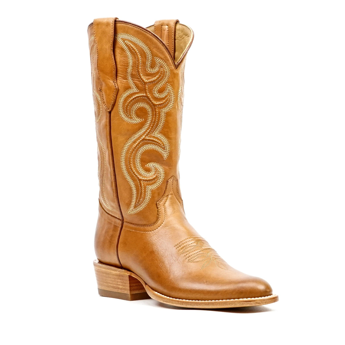 Boney Cowboy Boots - Clayton Honey - Roper Toe (TS203) - Gomez Western Wear
