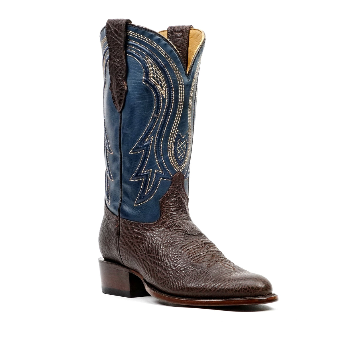 Bull Shoulder Cowboy Boots - Clayton Brown - Roper Toe (TS203) - Gomez Western Wear