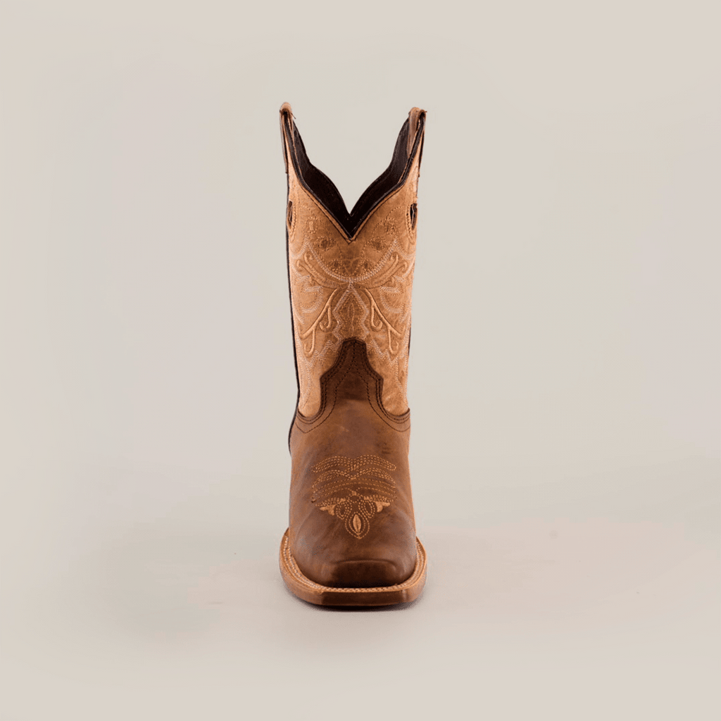 Cedar Camel Cowgirl Boots - Short Shaft - Narrow Square Toe (E316) - Gomez Western Wear