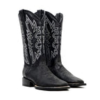 Cheyenne Black Cowboy Boots - Square Toe (E29) - Gomez Western Wear