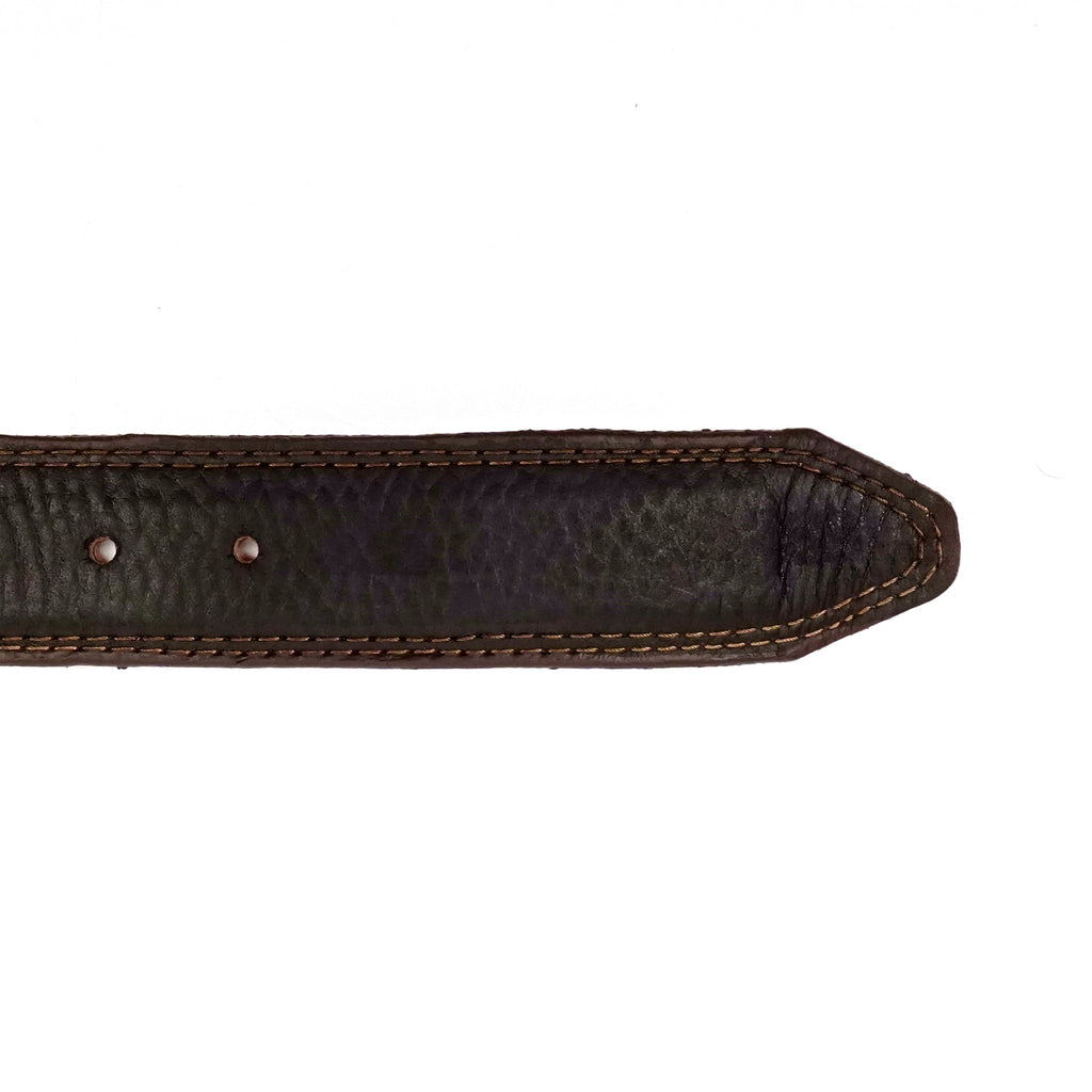 Cheyenne Choco Leather Belt - Gomez Western Wear