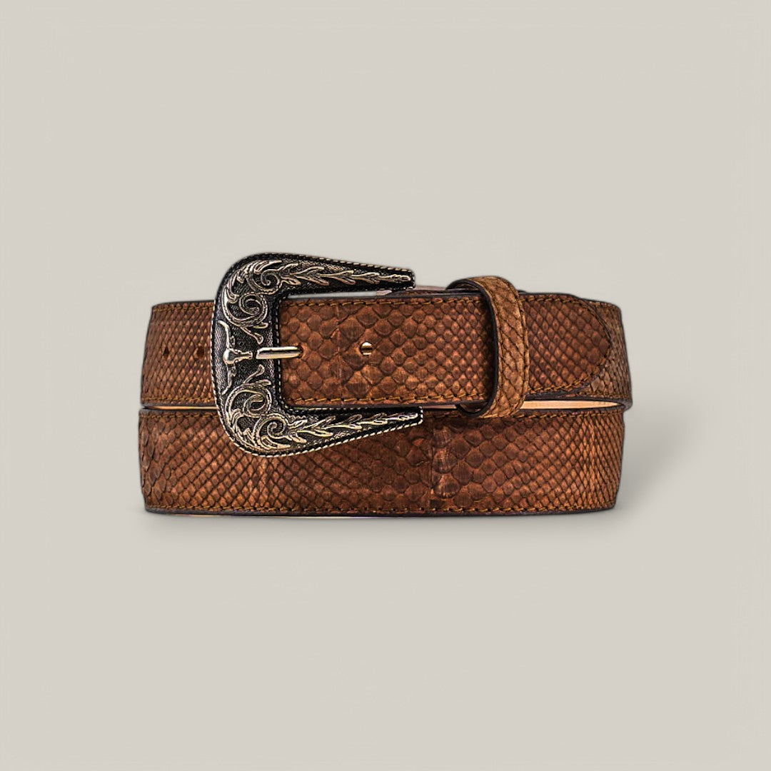 Exotic Full Quilt Python - Texas Buckle - Tamarindo Belt