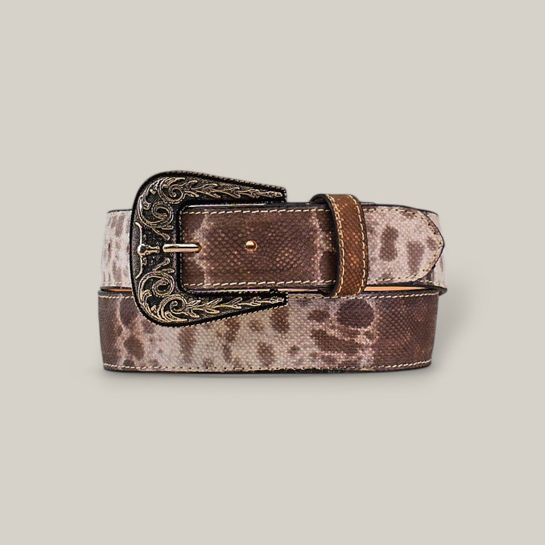 Exotic Full Quilt Carunga - Texas Buckle - Natural  Belt