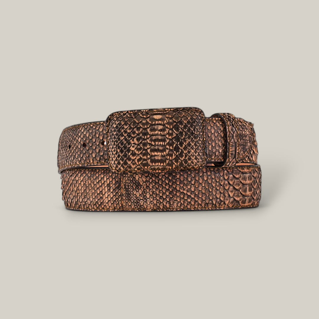 Exotic Full Quilt Python - Orix Suede Belt