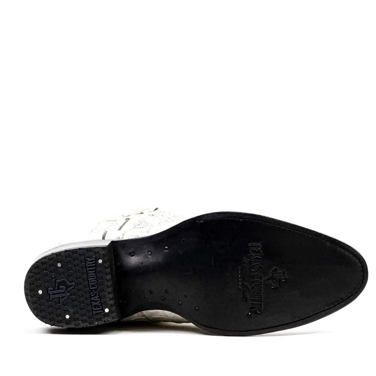 Crocodile Tail Bone Boots - Embossed Leather - Round Toe (E437) - Gomez Western Wear