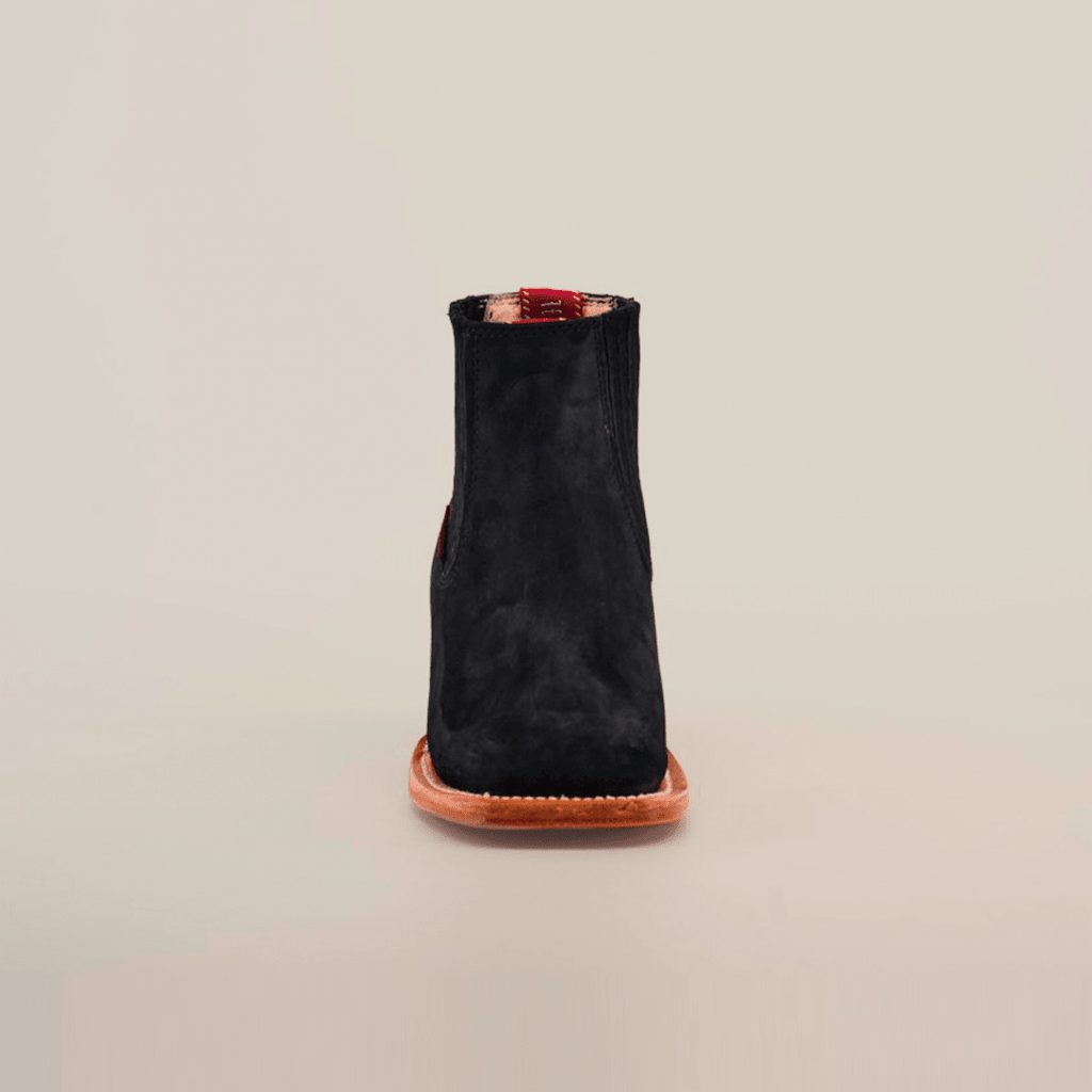 E1200 Joven Nobuck Negro H-Pato - Gomez Western Wear