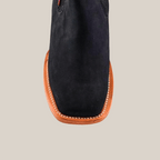 E1200 Joven Nobuck Negro H-Pato - Gomez Western Wear
