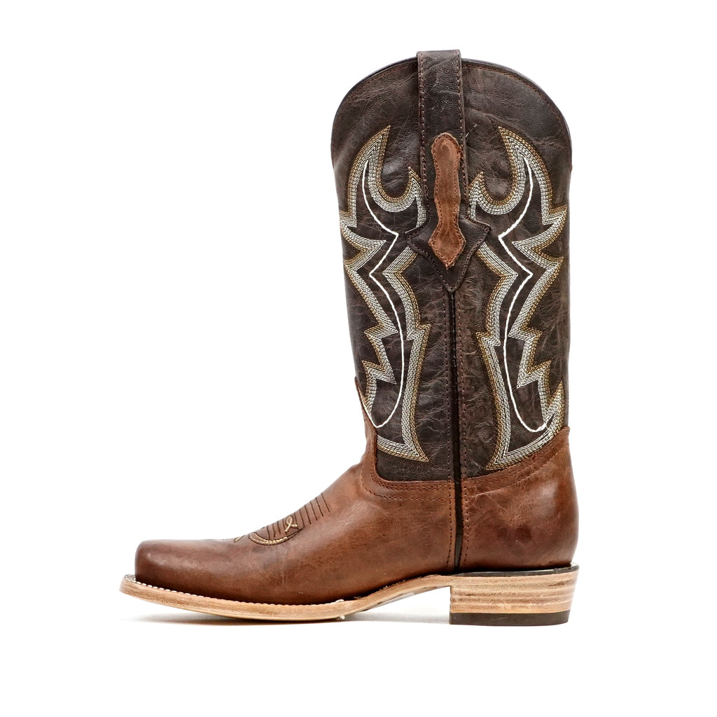 Fresno Cognac Cowboy Boots - Narrow Square Toe (E906) - Gomez Western Wear