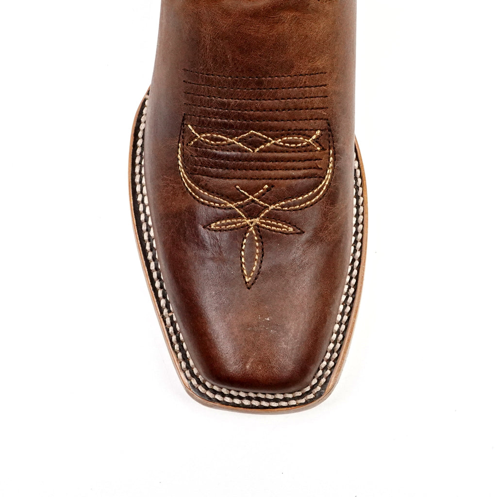 Fresno Cognac Cowboy Boots - Narrow Square Toe (E906) - Gomez Western Wear
