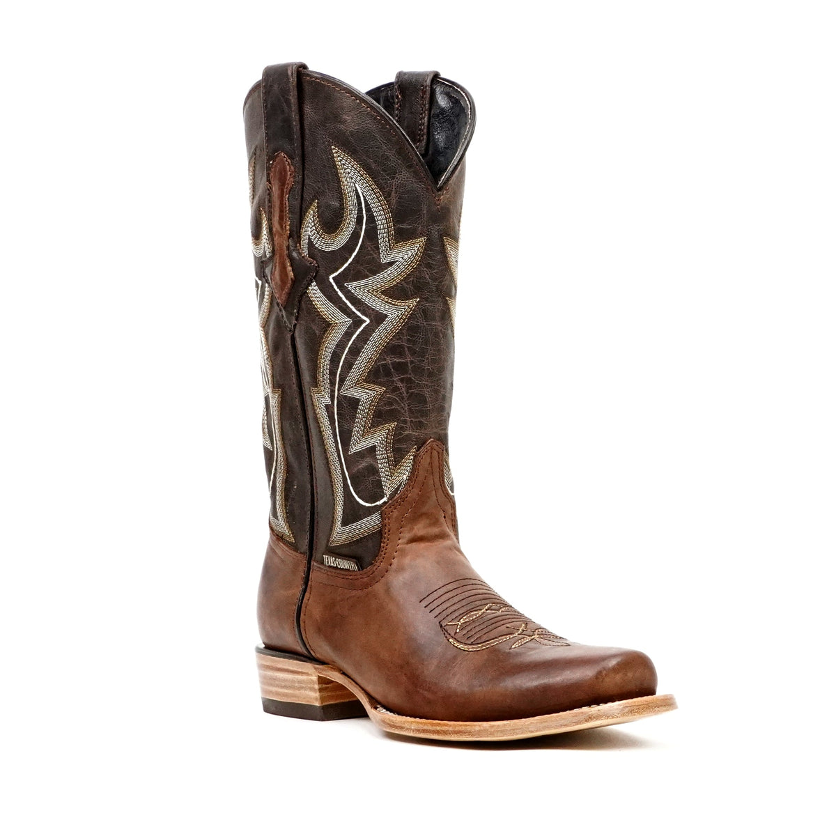 Fresno Cognac Cowboy Boots - Narrow Square Toe (E906) - Gomez Western Wear