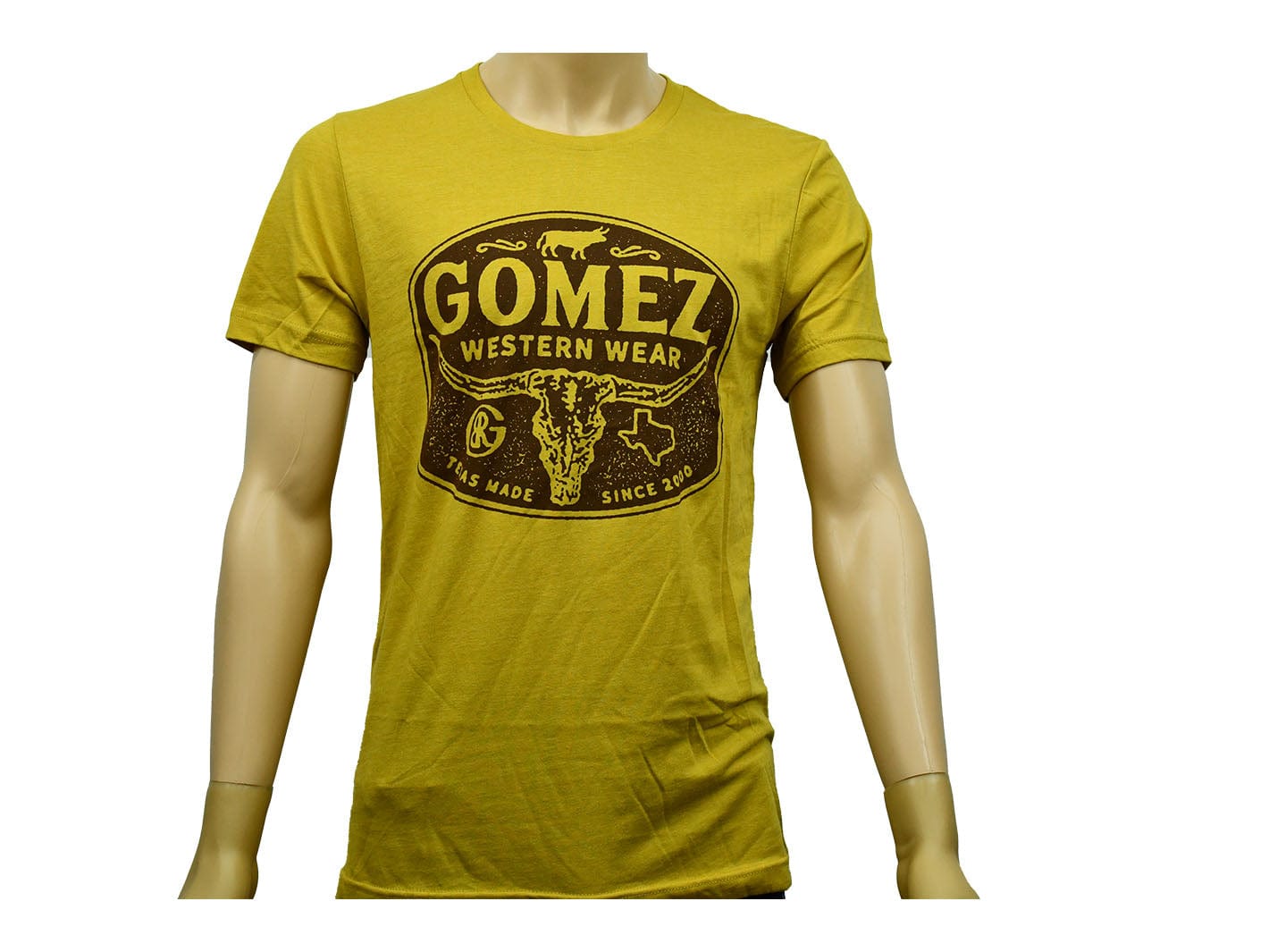 Gomez T-Shirt "Texas Made Since 2000" Yellow
