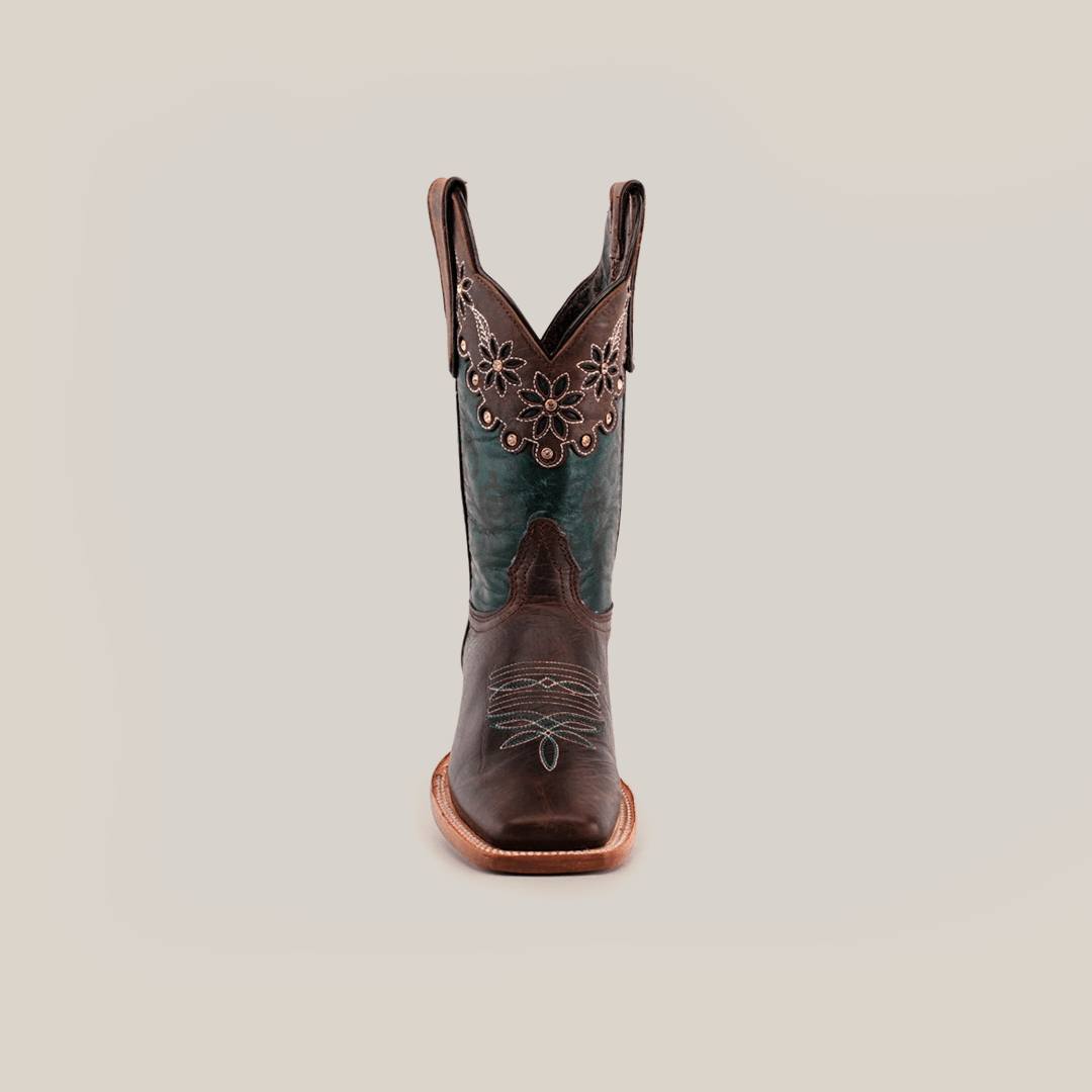 Grecas - Tobacco Crystals Short Shaft Boots - Narrow Square Toe (E387) - Gomez Western Wear
