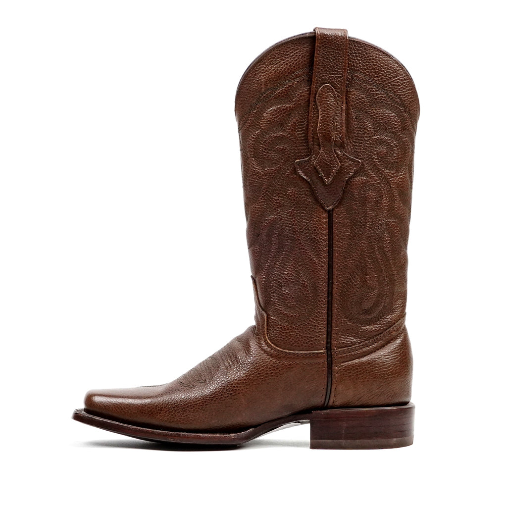 Grisly Brown Cowboy Boots - Rodeo Toe (E50) - Gomez Western Wear