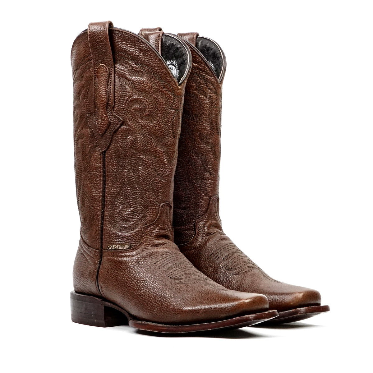 Grisly Brown Cowboy Boots - Rodeo Toe (E50) - Gomez Western Wear