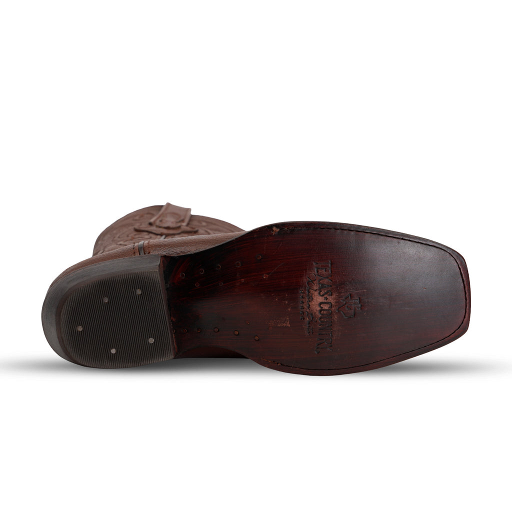 Grisly Cowboy Boots - Brown - Narrow Square Toe (E484) - Gomez Western Wear