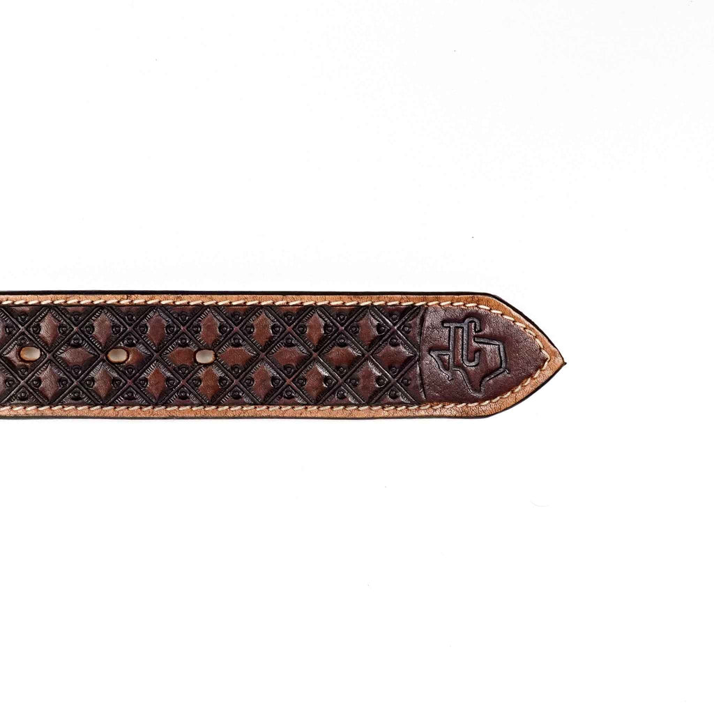 Hand-Tooled Leather Belt (MOD11) - Gomez Western Wear