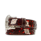 Hand-Tooled Leather Belt (MOD6) - Gomez Western Wear