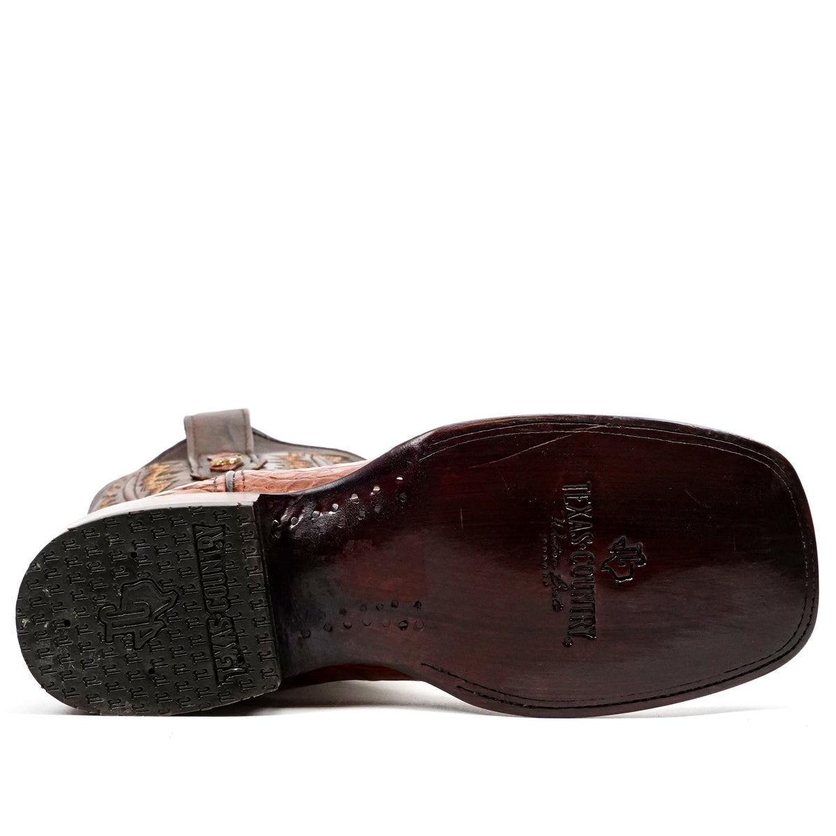 James Alligator Belly Boots - Cognac - Square Toe (LG10) - Gomez Western Wear