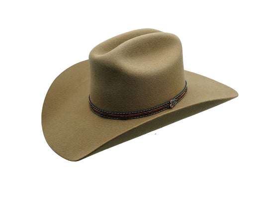 Justin Western Cowboy Hat "Houston" Sand Brown Belt