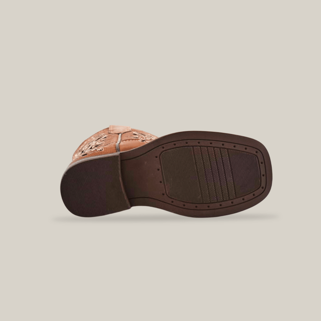 Kiara Studs Fawn - Square Toe - Kids Boots - Gomez Western Wear