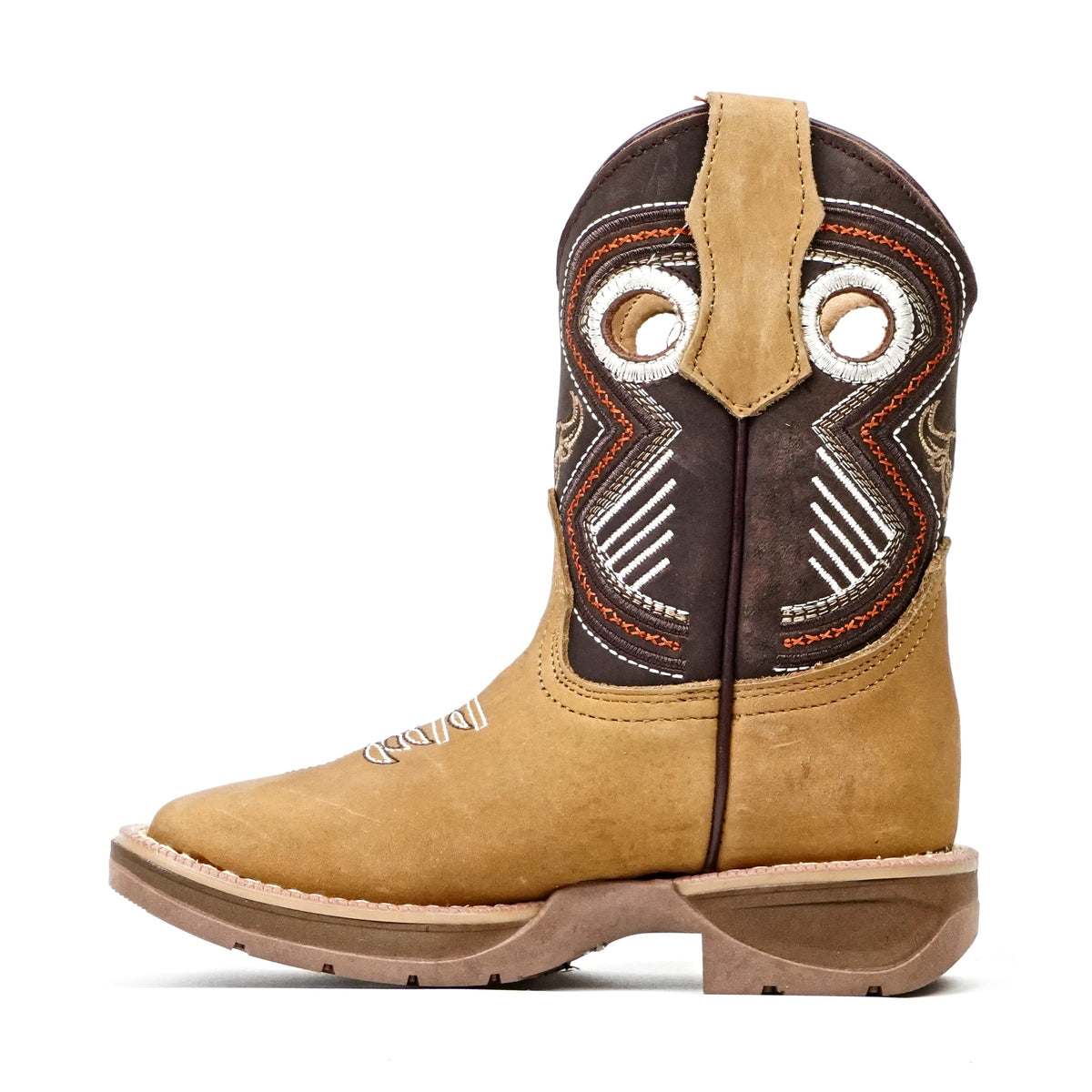 Kids Tan Roughout Boots - Double-Density Sole - Square Toe&nbsp; - Gomez Western Wear