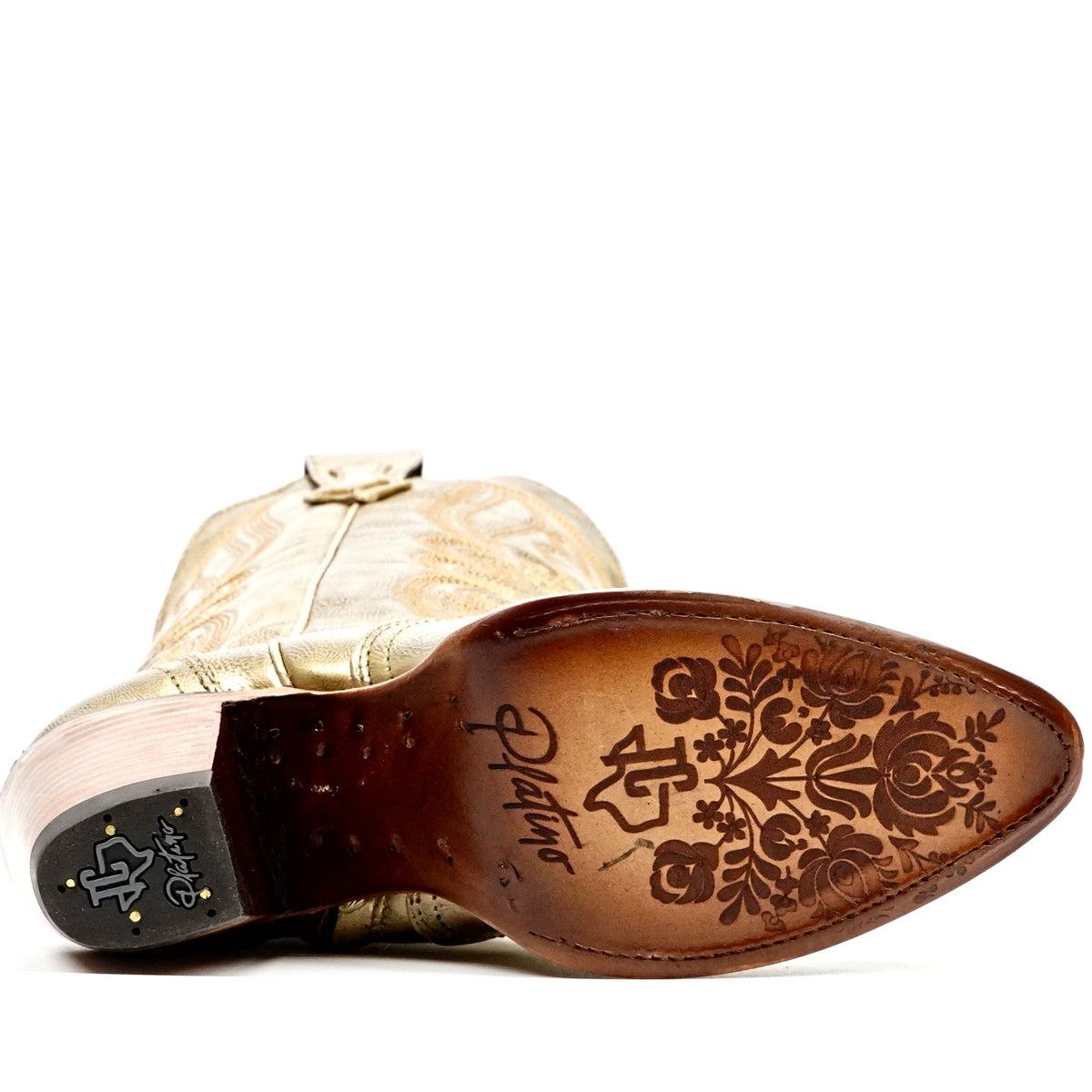 Linda Neo Gold Tall Shaft Boots - Snip Toe - Gomez Western Wear