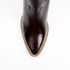 Londres Chocolate Brown Tall Shaft Boots - J Toe - Gomez Western Wear