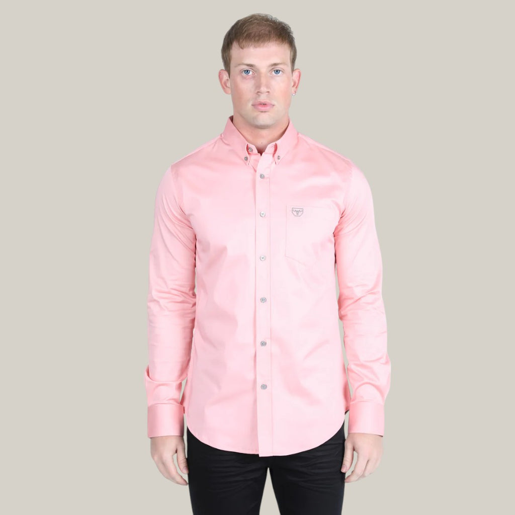 Modern Fit Stretch Dress Shirt | Platini Pink / S Modern Fit Stretch Dress Shirt | Platini Pink / S