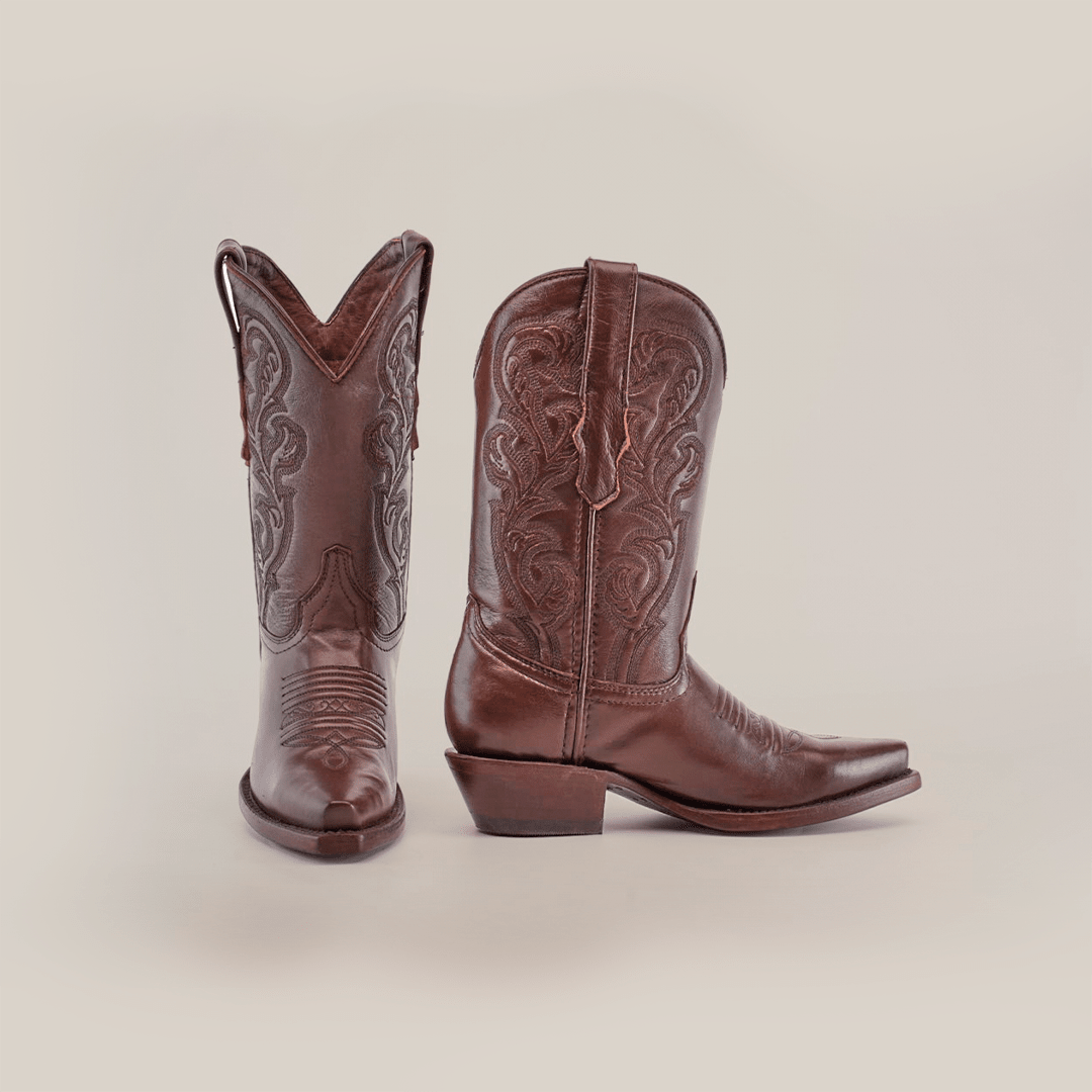 Mestizo Mocha Short Shaft Boots - Snip Toe (E758) - Gomez Western Wear
