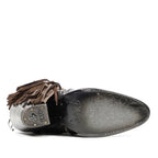 Praga Chocolate Brown Frills Boots - J Toe - Gomez Western Wear
