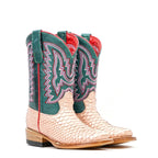 Python Girls Boots - Pink - Square Toe - Gomez Western Wear