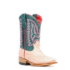 Python Girls Boots - Pink - Square Toe - Gomez Western Wear