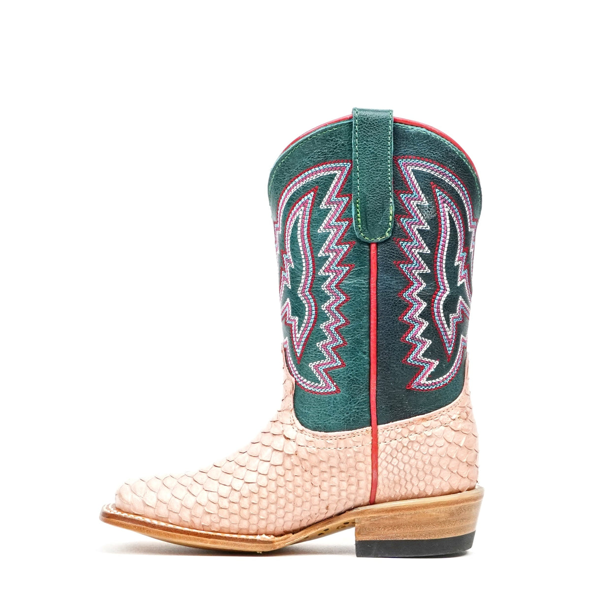 Python Girls Boots - Pink - Square Toe - Gomez Western Wear
