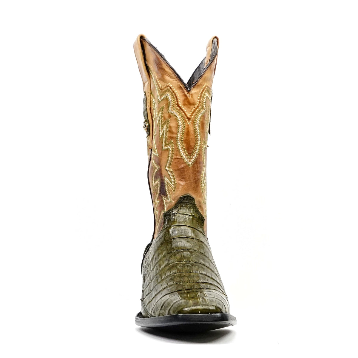 Rhodes Caiman Belly Boots - Agave - Cutter Toe - Gomez Western Wear