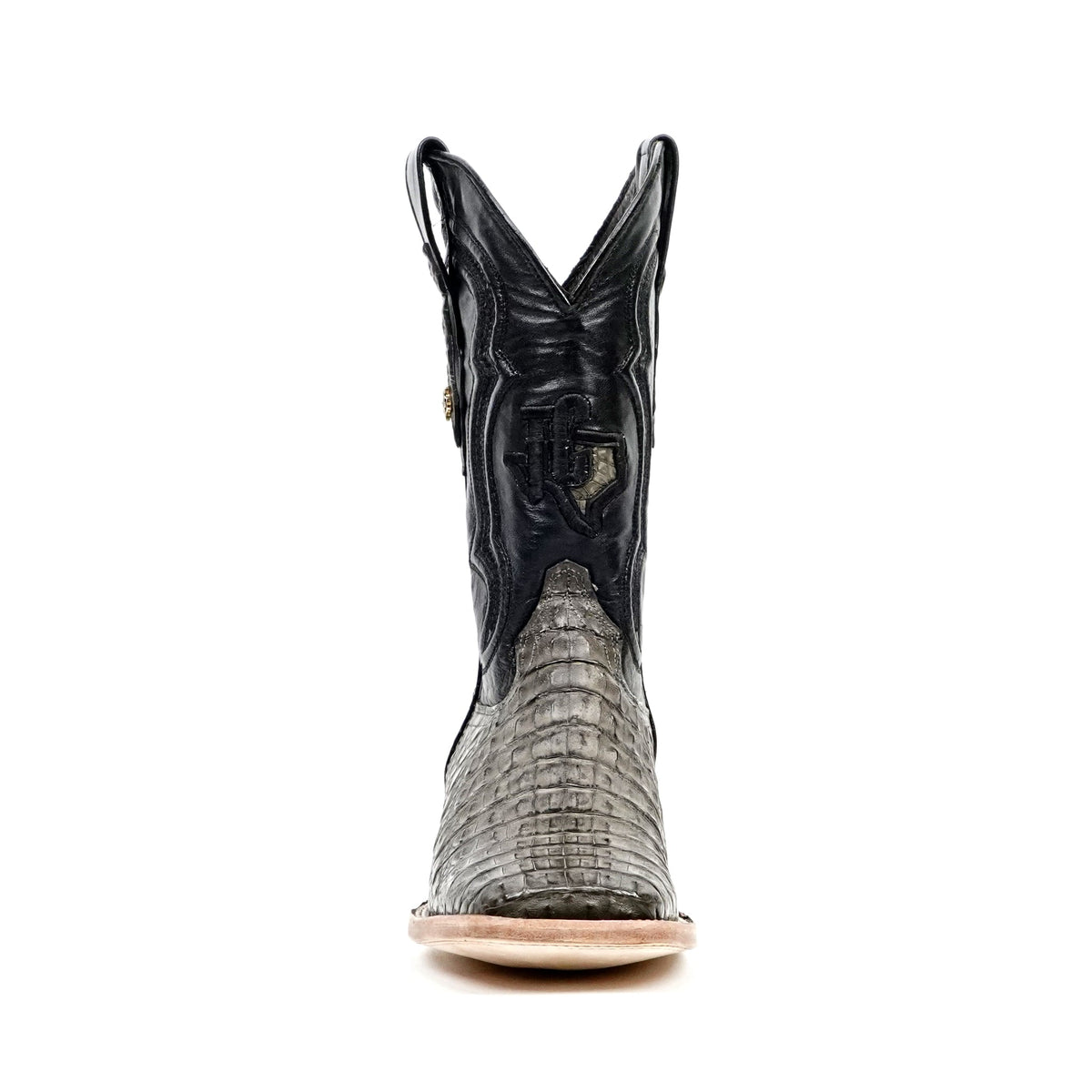 Rhodes Caiman Hornback Boots - Serpentine - Square Toe (LM10) - Gomez Western Wear
