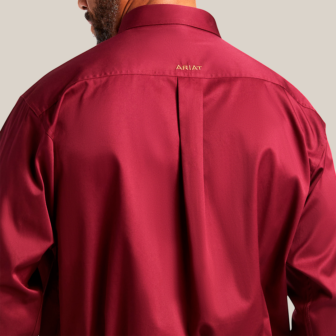 red ariat dress shirt Ariat Team Logo FTD Twill Shirt